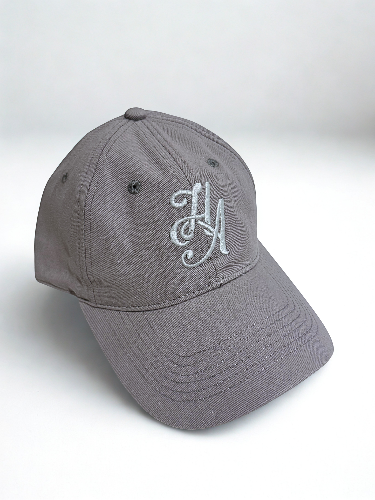 Gray & White Dad Hat