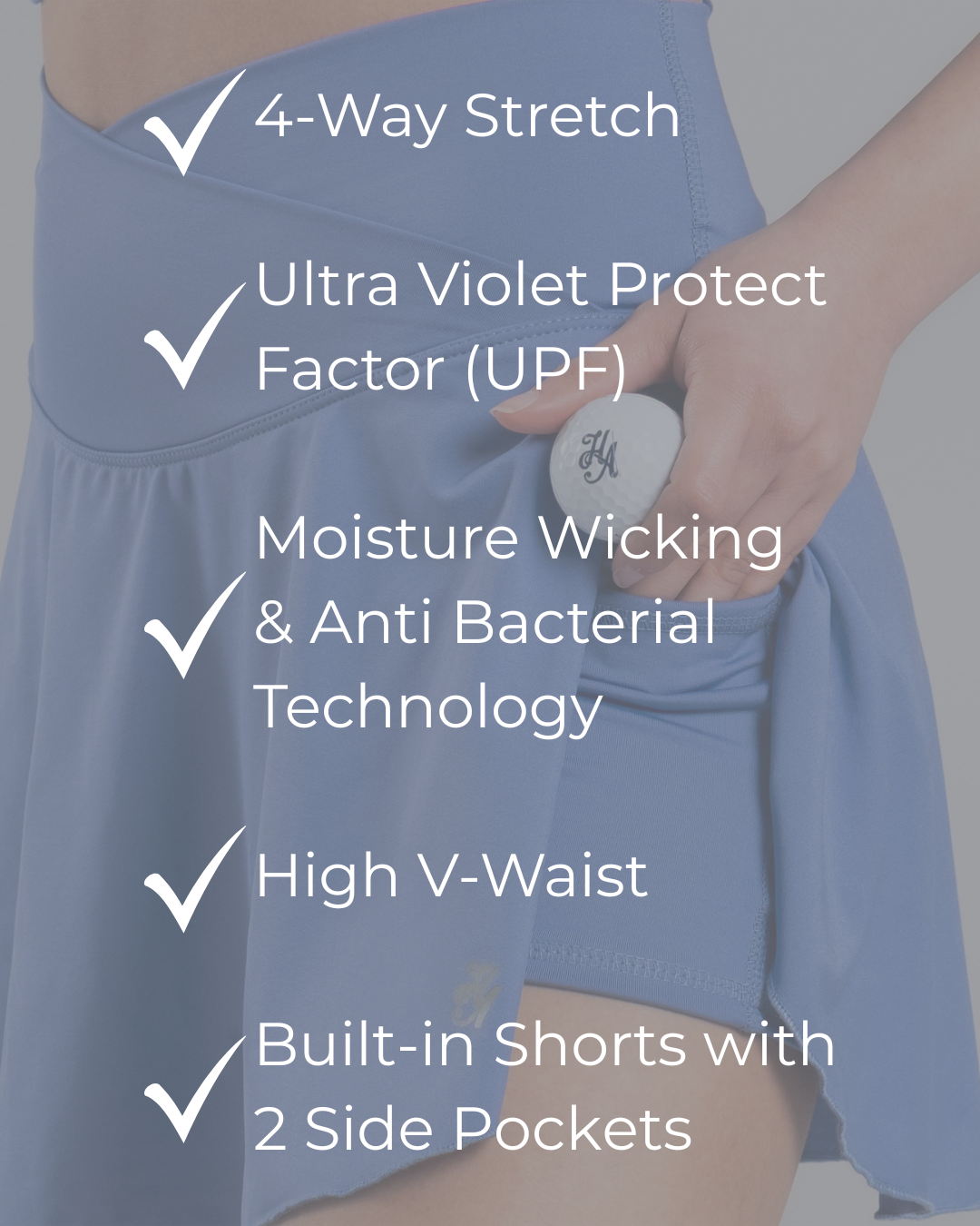 Taylor Skort - Blue