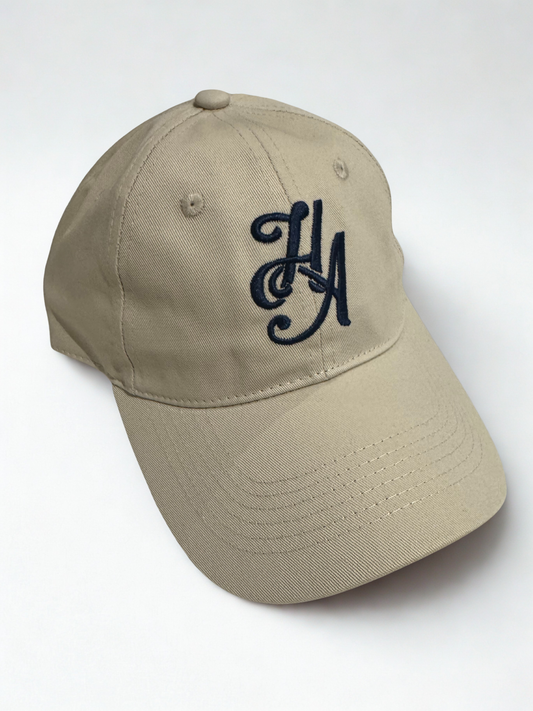 Cream & Navy Dad Hat
