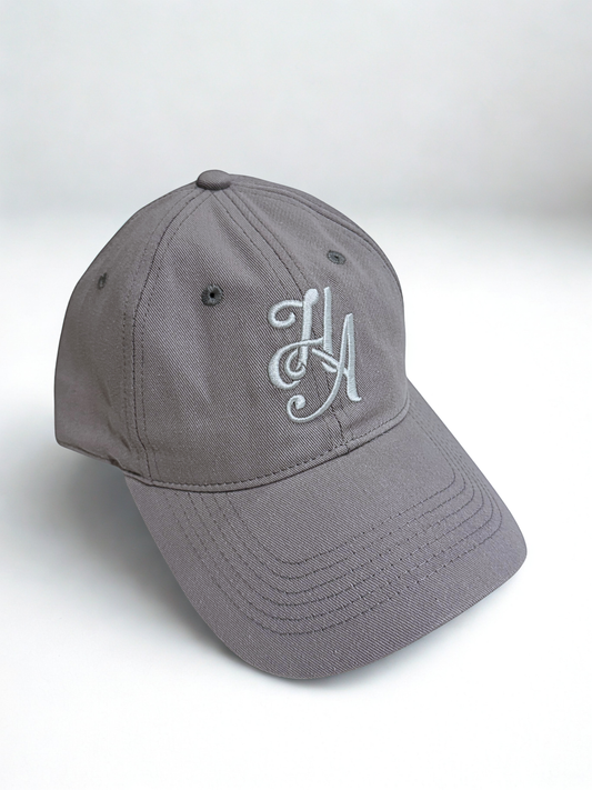 Gray & White Dad Hat